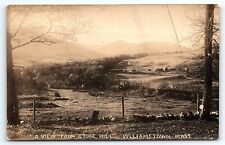 c1910 WILLIAMSTOWN MASS A VIEW FROM STONE HILL PHOTO CYKO RPPC POSTCARD P3512 picture