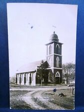 Postcard IA Iowa Clermont 1915 RPPC Catholic Church LL Cook Real Photo picture