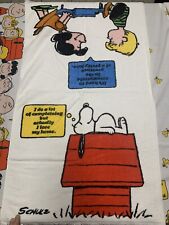 Peanuts Snoopy Large Vintage Towel 21”x38”  picture