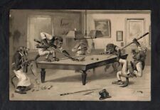 Boulanger MONKEYS Play Billiards – Tuck - Anthropomorphic picture