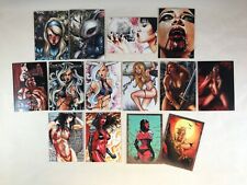 WOMEN OF DYNAMITE WHITE HOT Complete BASE CARD SET Breygent 2015 w/ 2 PROMOS picture