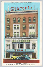 Postcard Pieroni's Hotel & Restaurant Boston Massachusetts, Exterior View picture