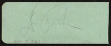 Don Ameche d1993 and Alexis Smith d1993 signed 2x5 cut autograph auto in 1947 picture