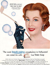 Arlene Dahl LUX TOILET SOAP Here Come The Girls ORIGINAL 1953 Magazine Ad picture