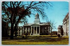 IA Iowa City, University of Iowa, Pentacrest, Old Capitol Chrome Posted 1965 picture
