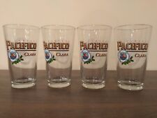 Set of 4 Cerveza Pacifico Clara Beer Pint Glasses Mexico Boat Anchor  picture