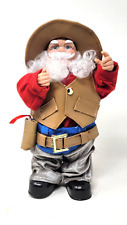 Cowboy Dancing Santa Claus (Several Christmas Tunes) Unbranded, Preowned Condit. picture