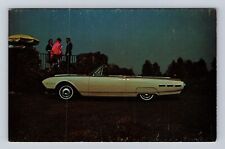 Thunderbird Convertible, Car, Transportation, Antique, Vintage Souvenir Postcard picture