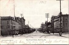 Postcard East Broad Street in Hazleton, Pennsylvania~136055 picture