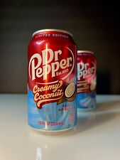 🔵New Limited Edition Rare Dr. Pepper Creamy Coconut Flavored Soda (2 Cans) picture