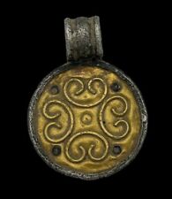 STUNNING ANCIENT VIKING GOLD & SILVER PENDANT - CIRCA 9th/10th CENTURY (629) picture