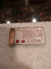 Vintage WWII SULFANILAMIDE tin Box Combat US Army Soldier 1st Aid pills RARE picture