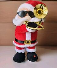 Dancing and Plays Trombone Santa claus Animated, Christmas Jingle bells. 13inch picture