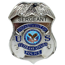 PBX-004-G VA Veterans Affairs Administration lapel pin for SERGEANT Police Offic picture