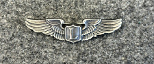 US Army Air Forces WWII Liaison Pilot's Wings, Shirt Size, Maker Marked GEMSCO picture