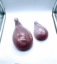 Pair of Amethyst Propagation Glass Wall Vases picture