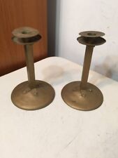 Rare Antique Signed Handel Arts & Crafts Candlesticks Same Company As Lamps picture