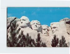 Postcard Mt. Rushmore Black Hills South Dakota USA picture