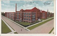 East Tech Largest High School Cleveland Ohio Street View Vintage Postcard picture