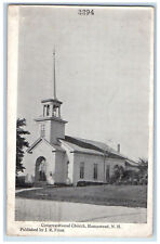1923 Congregational Church Hampstead New Hampshire NH JR Frost Postcard picture