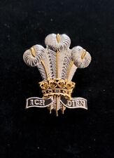 Genuine Royal Regiment Of Wales Staybrite Cap Badge British Military Regiment  picture