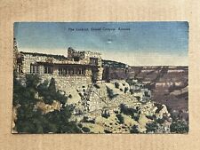 Postcard Arizona Grand Canyon Lookout Vintage Linen Curteich picture