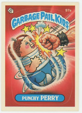 1986 Garbage Pail Kids OS3 PUNCHY PERRY #97a Original Vintage Sticker GPK picture