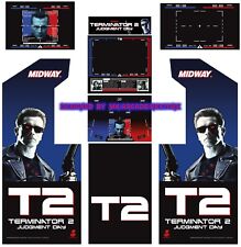 Arcade1Up Terminator 2 Side Art Arcade Cabinet Kit Artwork Graphics Decals Print picture
