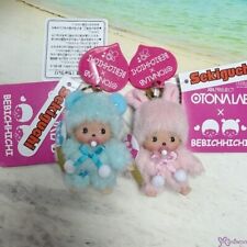 294270+80 Monchhichi Baby Bebichhichi OTONALAB Angel Bear Mascot - Blue & Pink picture