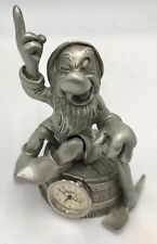 LINDEN/DISNEY Snow White GRUMPY Pewter Mini Figurine w/ Clock Ltd. Ed 800/5000 picture