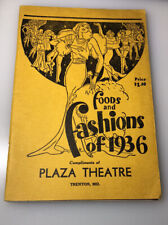 1936 Trenton Missouri Plaza Theatre Theater Movie Star Foods Fashions Book picture