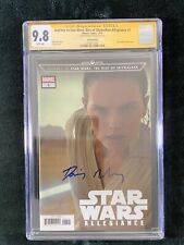 Rise of Skywalker-Allegiance #1 CGC 9.8 SS Signed by Daisy Ridley -Photo Variant picture