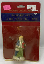 Dickens Collectables Christmas Village Accessory WOMAN Dollhouse F35 picture