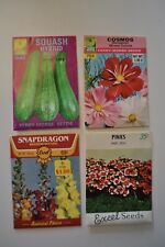 Vintage Seed Packet Ferry Morse and Assorted Flowers 4 Packages  picture