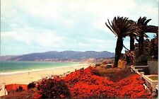 Santa Monica California CA Scenic View Palisades Postcard UNP VTG Plastichrome picture