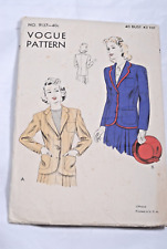 VTG 1950's VOGUE Pattern 9137 Misses Jacket Size 40 Bust UNCUT picture