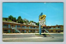 Elko NV-Nevada, Stampede Motel, Advertising, Vintage Postcard picture