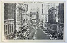 Times Square, New York City Black & White Photo Postcard, Posted 1949 N.Y. picture