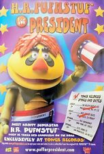 2000 H.R. PUFNSTUF For President Doll Toys TOWER RECORDS Exclusive = TRADE AD picture
