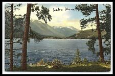 Washington Lake Wenatchee Linen Postcard Posted 1951   pc278 picture