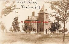 IL, Toulon, Illinois, RPPC, High School Building, Exterior View, Photo picture