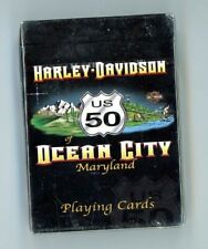 2007 Cards Playing Harley Davidson Us 50 Ocean City Maryland Deck Sealed  picture