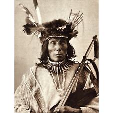 RPPC Post Card MEDICINE BEAR Cut Head Dakota Sioux Native American picture