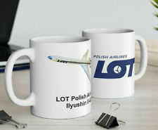 LOT Polish Airlines Ilyushin IL-62 Coffee Mug picture