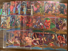 1995 Fleer Marvel Metal Lot Of 59 Cards picture