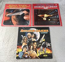 Vintage Star Trek Wall Calendars~1979, 1981  & 1983 picture