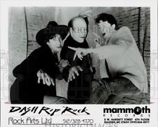 1989 Press Photo Dash Rip Rock, Music Group - hpp31590 picture