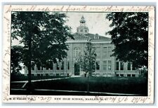 1907 New High School Manlius New York NY H.E. Ransier Antique Postcard picture