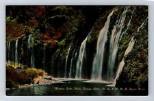 Shasta Springs CA-California, Mosbrae Falls, Antique Vintage Postcard picture