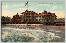 Antique Postcard~ The Arlington~ Virginia Beach~ Near Norfolk, VA picture